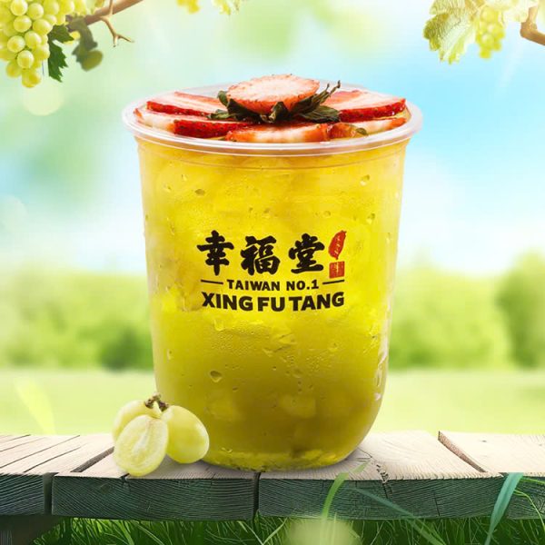 Lục Trà Dâu Nho Tươi Mát